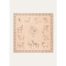Loro Piana - Carre' The Origins Of Excellences Silk, Woman, Feather Pink/Graphite, Size: NR