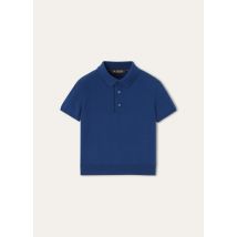 Loro Piana - Marvelous Polo Sweater Ss Wish Gg 18, Blue Spirulina, Taille: 10