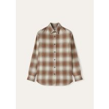 Loro Piana - Jack Shirt Tartan Flannel, Man, Light Camel/Ancient Paper, Size: XL