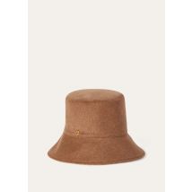 Loro Piana - Zita Hat Cash Belt Double Rev, Woman, Caramel Brown/Belt, Size: L