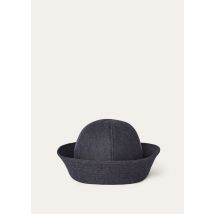 Loro Piana - Marinaio Hat Reactive Cashdenim, Woman, Shadow Blue Reactive, Size: S