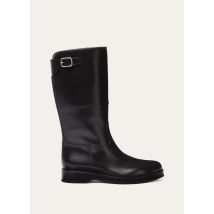 Loro Piana - Lupo Boot Crispy Calf, Woman, Black, Size: 40,5