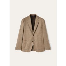 Loro Piana - Donato Sb Jacket Tweed Cheviot, Man, Light Tweed Cheviot, Size: 56