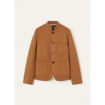 Loro Piana - Spagna Mini Sb Jacket Double Vicuna Baby Cash, Donna, Natural Dark Vicuna/Nougat, Taglia: 44