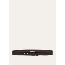 Loro Piana - Rory-belt (3,0) Box Leather, Homme, Ebony, Taille: 80