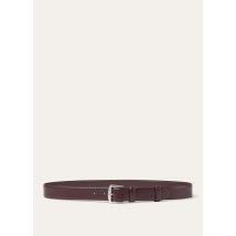 Loro Piana - Alsavel Belt (3,5) English Leather, Man, Night Burgundy, Size: 90
