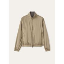 Loro Piana - Loro Piana Bomber Windmate Stretch Storm, Mann, Tobacco/Ermine Brown, Größe: 54