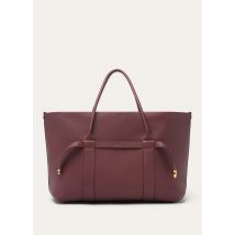 Loro Piana - Ghiera Shopper Large Fine Grained Leather, Woman, Azuki Beans/Sun Gold, Size: NR