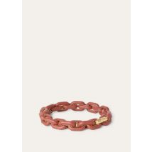 Loro Piana - Duo Chain Necklace Rounded Calf, Woman, Deep Kummel/Jewel Sun Gold, Size: NR