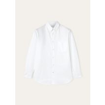 Loro Piana - Elia Button Down Shirt Oxford Cotton, Man, Optical White, Size: XS