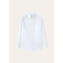 Loro Piana - Elia Button Down Shirt Oxford Cotton Stripes, Mann, White/Sky Stripes, Größe: XXXL