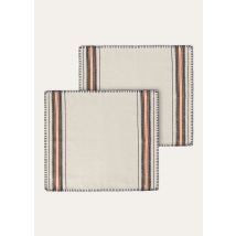 Loro Piana - Set Placemat Resort Rigoni, Sable/Océan intense/Chili/Antique Gold, Taille: NR