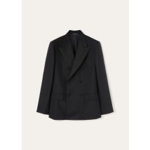 Loro Piana - International Db Suit Wool Silk Gabardine, Mann, Black, Größe: 52