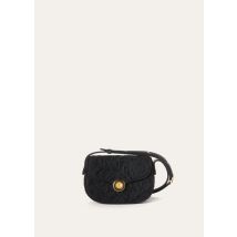 Loro Piana - Ghiera Mini Silk Pearls Rounded Calf, Woman, Black/Sun Gold, Size: NR