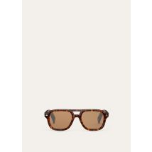 Loro Piana - Roadster Sunglasses, Havana Brown Palladium, Size: NR