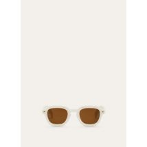 Loro Piana - Andre' Sunglasses, Whisper White/Brown Gold, Size: NR