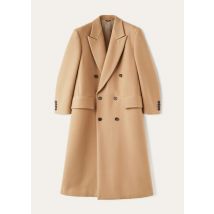 Loro Piana - Tiziano Db Coat Heavy Cash Double Rain, Man, Light Tan, Size: 54