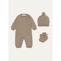 Loro Piana - Lovely Gift Set Baby Cash Gg 12, Natural Brown, Size: 3-6