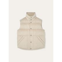 Loro Piana - Lance Quilted Vest Cash Storm, Man, Natural Melange, Size: L