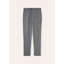 Loro Piana - Carlo Trousers Wool Cash Flannel, Mann, London Smoke Melange, Größe: 54