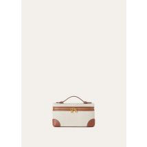 Loro Piana - Extra Pocket L19 Natural Canvas Rounded Calf, Woman, Natural/Caramel Sugar/Sun Gold, Size: NR