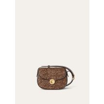 Loro Piana - Ghiera Mini Herringbone Wool/calf, Woman, Library/Dark Chocolate Licorice/Sun Gold, Size: NR