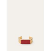 Loro Piana - Bonbon Bracelet Rounded Leather, Woman, Deep Kummel/Jewel Sun Gold, Size: S