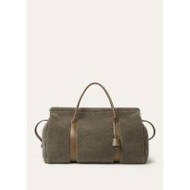 Loro Piana - Loom Weekender L50 Cashfur Rounded Leather, Man, Tundra Moss/Salty Capers/Gun Metal, Size: NR