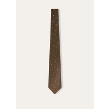 Loro Piana - My Spots Tie, Homme, Brown Tundra/White Pois, Taille: NR