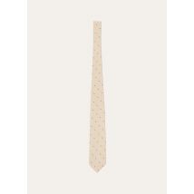 Loro Piana - My Spots Tie, Man, Antique Yellow/Brown Pois, Size: NR