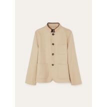 Loro Piana - Spagna Mini Sb Jacket Only Double, Woman, Natural Light Camel, Size: 44