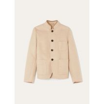 Loro Piana - Spagna Mini Sb Jacket Only Double, Frau, Rosy Granite Melange, Größe: 46