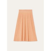 Loro Piana - Isola Madre Skirt Cash Silk Gg 18, Woman, Papaya Whip, Size: M