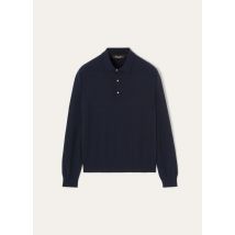 Loro Piana - Classic Baby Cash Polo Gg 12, Man, Navy Blue, Size: 46