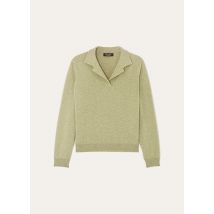 Loro Piana - Arona Polo Baby Cash Gg 12, Woman, Woodlan Green, Size: 46