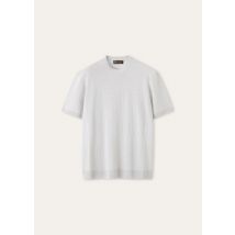 Loro Piana - Rio Mendoza Crewneck Ss Sw. Linen Cash Gg 18, Homme, Chalky Grey, Taille: 52