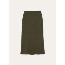 Loro Piana - Scrivia Skirt Silk Gg 5, Woman, Cucumber Green, Size: M