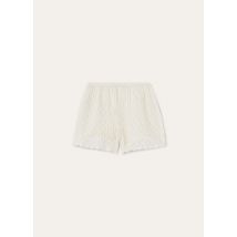 Loro Piana - Fresh Linen Silk Shorts Gg 18, Femme, Jasmine Rice, Taille: XS