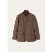 Loro Piana - Roadster Sb Jacket Cash Storm, Man, Hazelnut Melange, Size: L