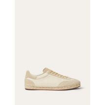 Loro Piana - Sea Tennis Walk Cotton Linen Rain Suede, Homme, Shoga Beige, Taille: 40