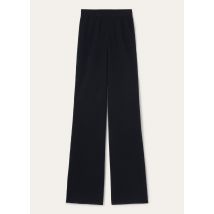 Loro Piana - Royal Lightness Trousers Wool Silk Gg 18, Woman, Navy Blue, Size: 44