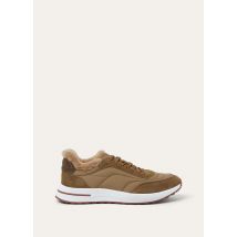 Loro Piana - Week_end Walk Evo Wind Suede Fur, Man, Smoky Tree, Size: 43