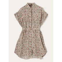 Loro Piana - Idris Dress Riserva San Nicolo' Twill Summer, Woman, Chalk/Graphite Powder/Dahlia, Size: 40