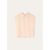 Loro Piana - Janice Ss Shirt Silk Cloth, Donna, Soft Pinkish, Taglia: 42