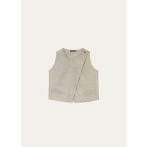 Loro Piana - Cristy Top Silk Wool Plombant, Woman, Aniseed, Size: 42