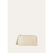 Loro Piana - Extra Zippouch Wth Cardholder Linen Calf, Woman, Sunday Morning/Sun Gold, Size: NR