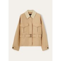 Loro Piana - Dillon Field Jacket Antigua, Frau, Quarzite Beige, Größe: 42
