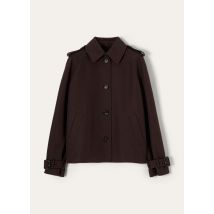 Loro Piana - Dave Blouson Textured Tussah, Woman, Carob Bean, Size: 44