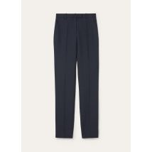 Loro Piana - Davey Trousers Sopra Visso Linen Rain, Femme, Navy Blue, Taille: 46