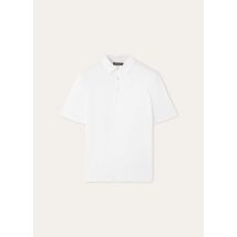 Loro Piana - Tremezzo Polo Sea Island Interlock, Man, Optical White, Size: L